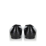 Minimalist croco-embossed ballerinas flats