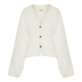 Scarlet cashmere cardigan