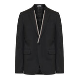 Raw edge canvas jacket