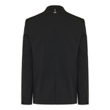 Raw edge canvas jacket