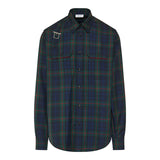 Tartan T-bar harness overshirt