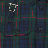 Tartan T-bar harness overshirt