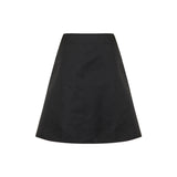 Satin a-line skirt