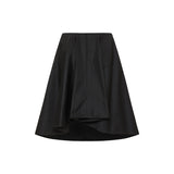 Satin a-line skirt
