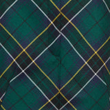 Kickback-detail plaid skirt