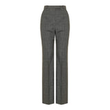 Tapered leg tailored trousers