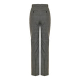 Tapered leg tailored trousers