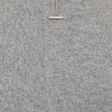 Asymmetric cashmere knit sweater