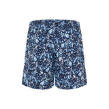 Feather print swim short