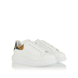 Oversized leather sneakers