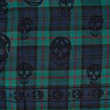 Tartan skull foulard