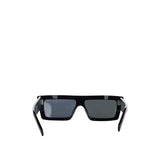 Rectangular black sunglasses