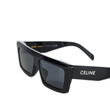 Rectangular black sunglasses