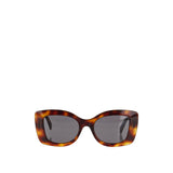 3 Dots transparent square sunglasses