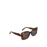 3 Dots transparent square sunglasses