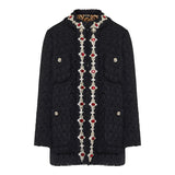 Crystal-embellished jacket