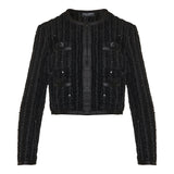 Tweed cropped jacket 