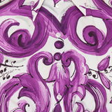 Majolica-print poplin shirt