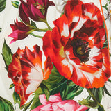 Floral cotton shorts