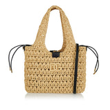 Raffia crochet shopping bag