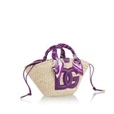 Kendra Coffa raffia tote bag