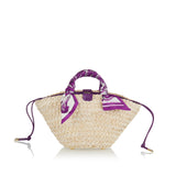 Kendra Coffa raffia tote bag