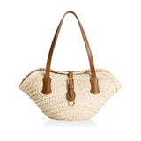 Coffa Capri straw tote bag