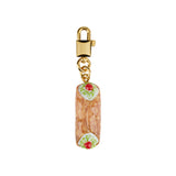 Sicily Cannolo keychain charm