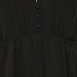 Silk mousseline ruffle romper