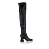 Janis leather over-the-knee boots