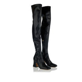Janis leather over-the-knee boots