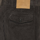 Oversized cotton carrot trousers