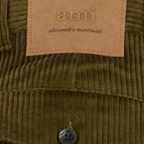 Oversized cotton corduroy carrot trousers