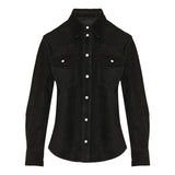 Delcia suede shirt