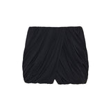 Ambrine draped jersey mini skirt