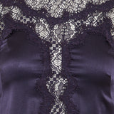 Diem satin and lace top