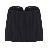 Amalia strapless stretch-jersey top