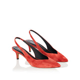 Padim suede slingback pumps