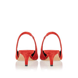Padim suede slingback pumps