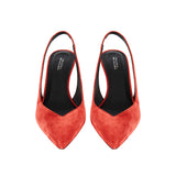 Padim suede slingback pumps