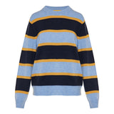 Stripe crew sweater