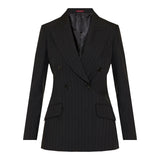 Double-breasted wool blazer