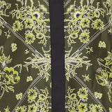 Floral bandana silk shirt