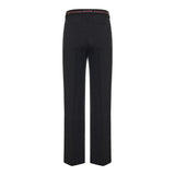 Wool trousers with selvedge detail