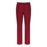 Tailored silk-wool trousers