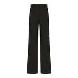Pinstripe wool jacquard trousers