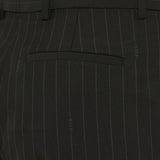 Pinstripe wool jacquard trousers