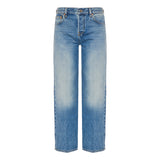Straight-fit denim jeans