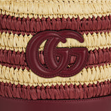 Woven mini bucket bag