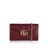 GG Marmont wallet on chain
